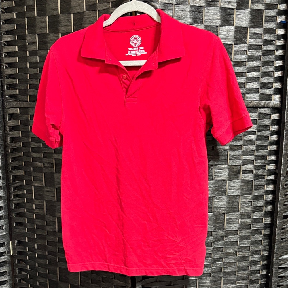 Approved School Wear Red Polo Shirt